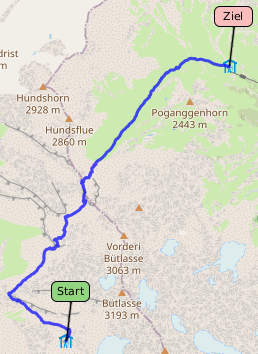 Tracklog bei OpenStreetMap ansehen
