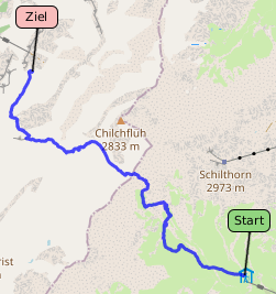 Tracklog bei OpenStreetMap ansehen