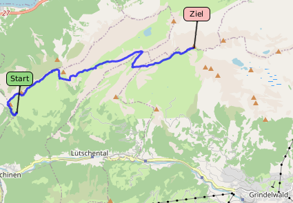 Tracklog bei OpenStreetMap ansehen