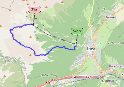 Tracklog bei OpenStreetMap ansehen