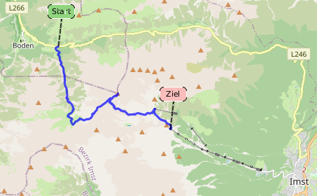 Tracklog bei OpenStreetMap ansehen