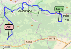 Tracklog bei OpenStreetMap ansehen