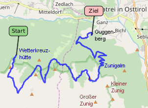 Tracklog bei OpenStreetMap ansehen